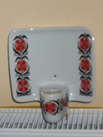 Drasche wall lamp with porcelain socket.