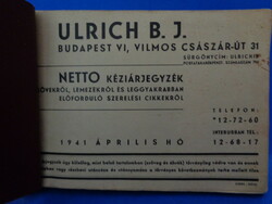 1941 Ulrich b.J. Price list
