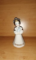 Moscow, World Youth and Student Meeting 1985 Dulevo porcelain girl figure in national costume 12.5 cm (po-3)