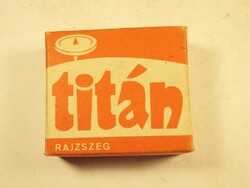 Retro Titán rajzszeg rajzszög doboz Unifém KFT. Szügy 100 db doboz, csomagolás