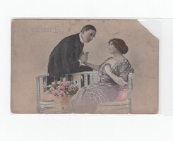 Üdvözlő képeslap szerelem Sz:04 postatiszta sarok hiány