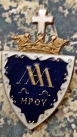 Old Piarist enamel school badge d53