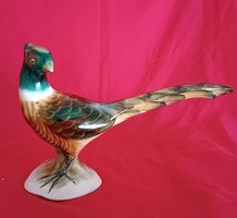 Porcelain pheasant from Bodrogkeresztúr