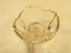 Retro old glass candle holder candle holder - approx. From the 1970s and 80s
