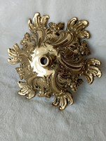 Brass rosette, ornament solid large