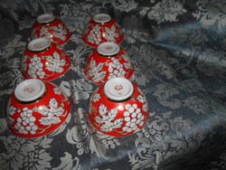 6 Russian porcelain bowls