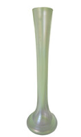 Erwin Eisch, szignózott, irrizáló, fújt üveg váza, 28,5 cm