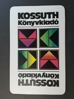 Old card calendar 1985 - with inscription Kossuth book publisher - retro calendar