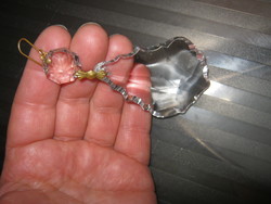 Old large crystal chandelier pendant
