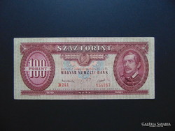 100 forint 1949 B 241 Rákosi címer ! Szép ropogós bankjegy