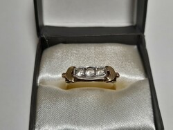 1,-Ft Gyönyörű antik art deco 14K női arany gyűrű