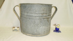 Old tin or galvanized sheet pot