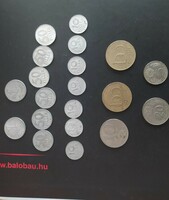 1967-1996-ig régi forint és fillér 20db