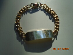 Engraveable silver plated bracelet