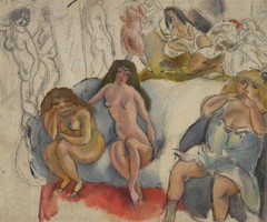 Jules Pascin - Gáláns nők - reprint