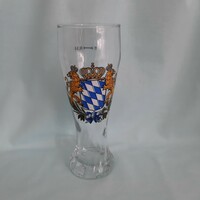 German glass beer glass (0.5 liter)