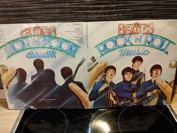 Beatles-Rock'n'Roll Music, 2 LP bakelit lemez HANGLEMEZEZ MEGKÍMÉLT
