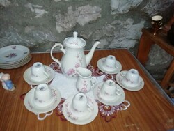 Porcelain coffee set. It is in the condition shown in the pictures