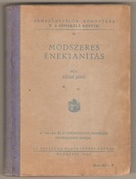 Jenő Ádám: methodical singing lessons 1944