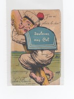 Humorous greeting card 1924 h:07 