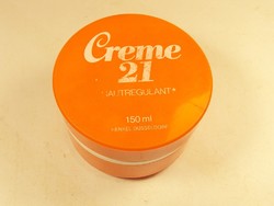 Retro creme 21 brand German cream plastic box - henkel düsseldorf - from the 1980s