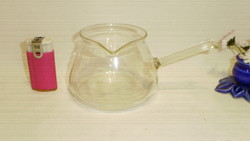 Retro heat-resistant glass coffee pourer, warming pot