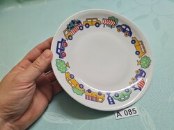A085 Alföldi gyerek / autó mintás tányér 19 cm