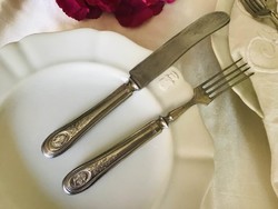 József Ferenc and Sissi portrait cutlery set