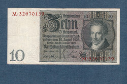 10 Reichsmark 1929 i.e. 10 German imperial marks
