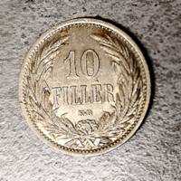 10 Filér 1908 approx