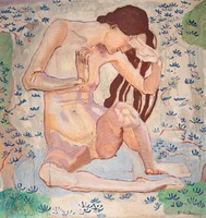 Ferdinand Hodler - Ülő akt - reprint