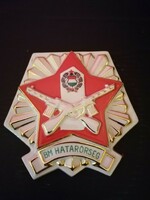 BM HATÁRŐRSÉG , Hollóházi plakett