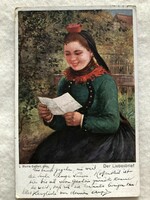Antik, régi képeslap  - 1918                             -5.