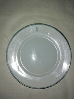 Zsolnay koronás, monogram festéses lapos tányér