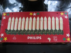 Retro PHILIPS karácsonyi égősor