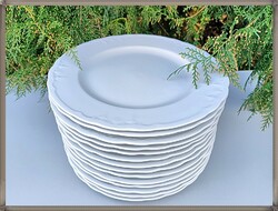 Seltmann weiden julia festive snow white porcelain flat plates