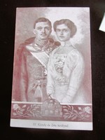 1916 Last Hungarian king iv. Károly + Zita era photo photo sheet