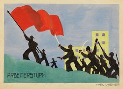 Karl Wiener - Arbeitersturm - reprint