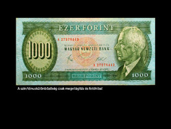 1983 március - MEGJELENT AZ ÚJ PÉNZ - BARTÓKOS EZRES!