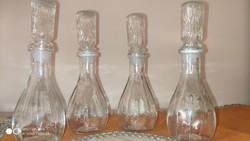 Vintage parfümös üvegcsék 4 darab