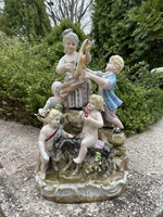 Large group of beautiful figural sculptures