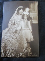 Last Hungarian king iv. Coronation of Károly 1916 Queen Zita + heir to the throne Otto contemporary photo photo sheet