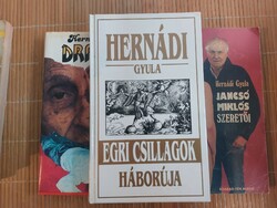 Hernádi Gyula 3 kötete.2500.-Ft.