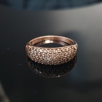 Gold ring with diamonds 0.5 Cts