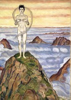 Ferdinand Hodler - A végtelenbe bámulás - reprint