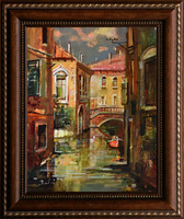 László Budai: Venetian detail - framed: 62x52 cm - artwork size: 50x40cm - 21/103