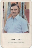 László Papp cinema operating company card calendar