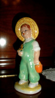 Artdeco glazed ceramic statue 17 cm - the little gardener