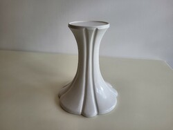 Retro mid century porcelán virágtartó állvány fehér posztamens