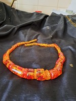 Long, cast, but beautiful amber collars with huge eyes